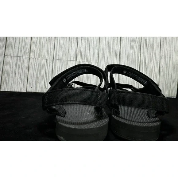 Teva Women's Flatform Universal Platform Y2K Inspire Black Sandal Various Sz8 - Picture 3 of 6